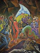 Bohumil Kubista The Raising of Lazarus oil on canvas